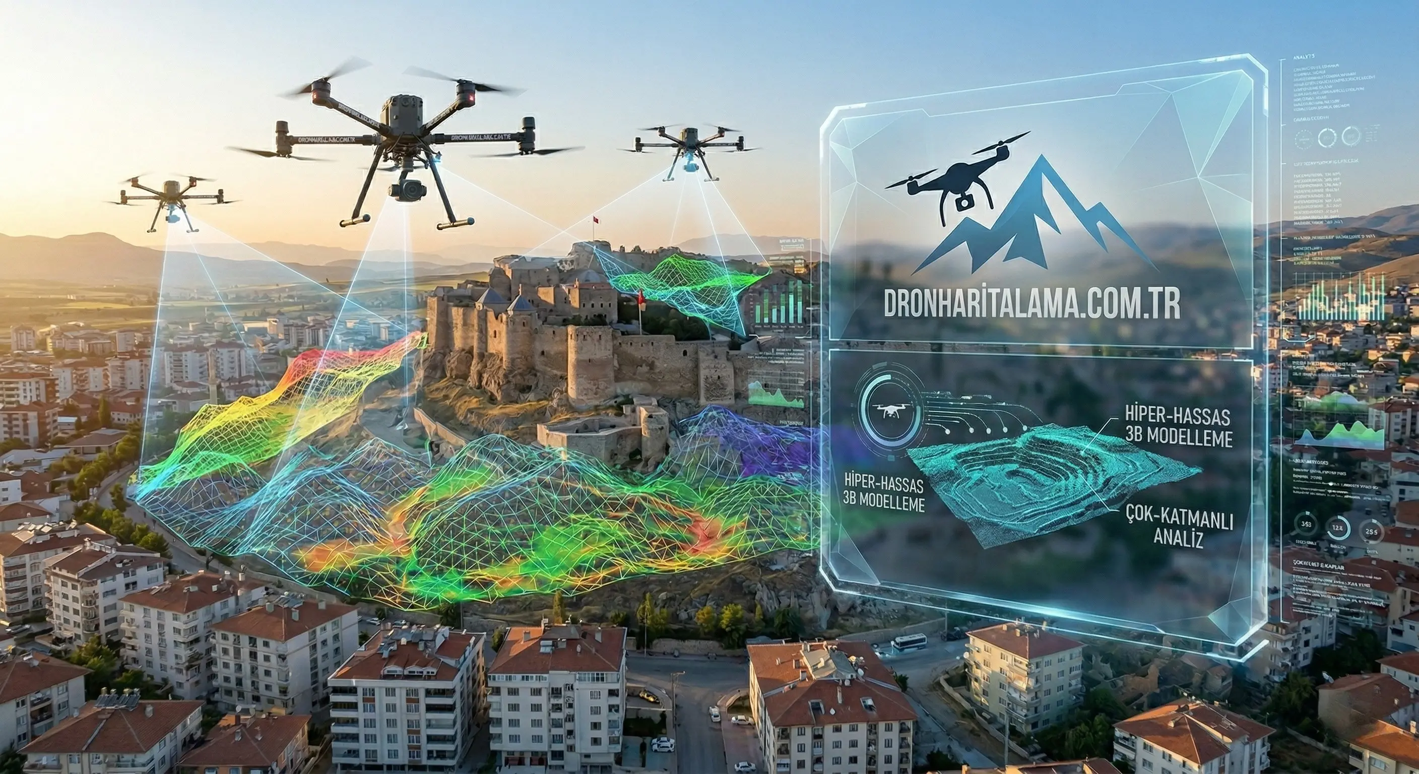 Drone ile 3D Sayısal Arazi modeli